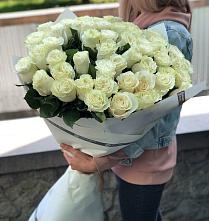 Букет 35 Белых роз #REPLACE_PRED# Малой Сердобе